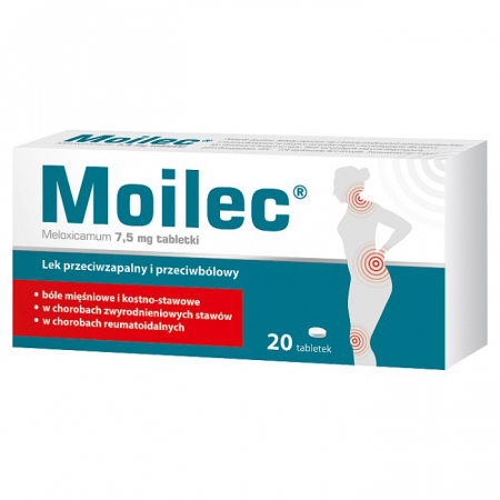 Moilec 7,5 mg 20 tabletek / Ból