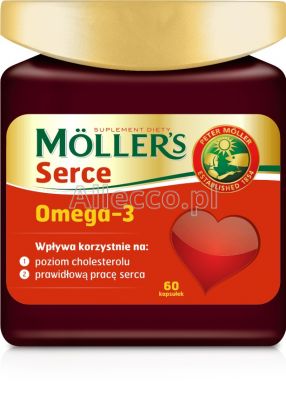 MOLLERS Serce 60 kapsułek / Cholesterol / Serce