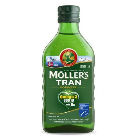 MOLLERS Tran norweski o aromacie naturalnym 250 ml