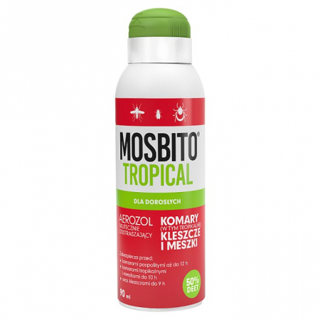 Mosbito Tropical spray odstraszający komary kleszcze i meszki, 90 ml