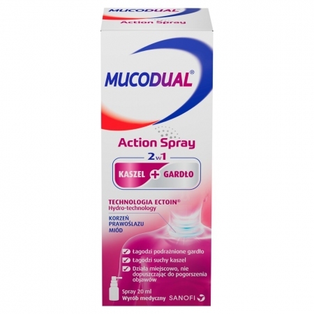 Mucodual 2w1 Action spray 20 ml