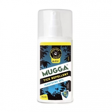 MUGGA Ikarydyna 20% Spray na kleszcze i komary, 75 ml