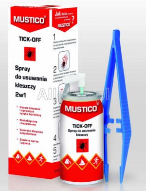 Mustico Tic-off spray do usuwania kleszczy 2w1