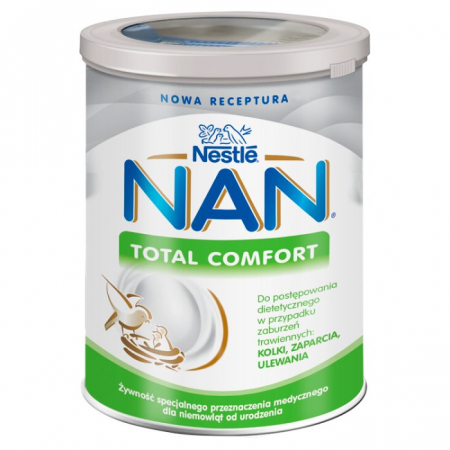 Nan ExpertPro Total Comfort od urodzenia na kolki zaparcia ulewania, 400 g