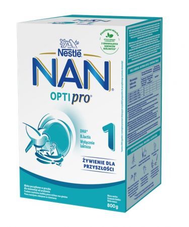 NAN OptiPro 1 Mleko początkowe 800 g (2 x 400 g)