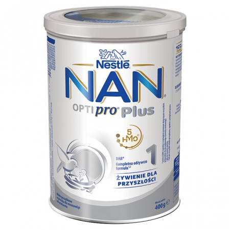 NAN OptiPro Plus 1 Mleko początkowe HM-O 400 g (od urodzenia)