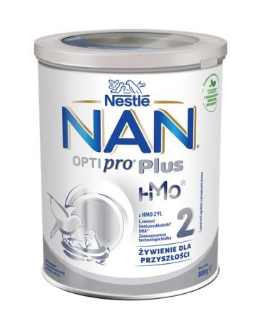 Nan Optipro Plus 2 HM-O mleko następne dla niemowląt powyżej 6 miesiąca, 800 g