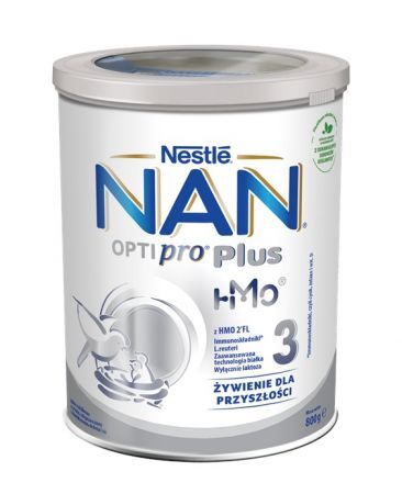 NAN OptiPro Plus 3 HM-O Mleko następne 800 g (po 1 roku)