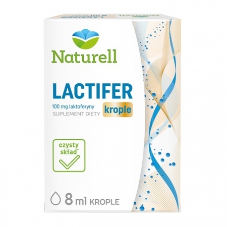 Naturell Lactifer krople na odporność zwiększające przyswajanie żelaza, 8 ml
