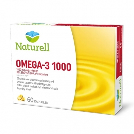 Naturell Omega-3 1000 65% 60 kapsułek