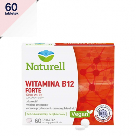 Naturell Witamina B12 Forte 60 tabletek do ssania