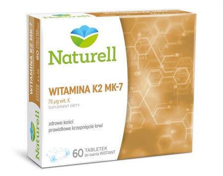 Naturell Witamina K2 MK7 60 tabletek do ssania