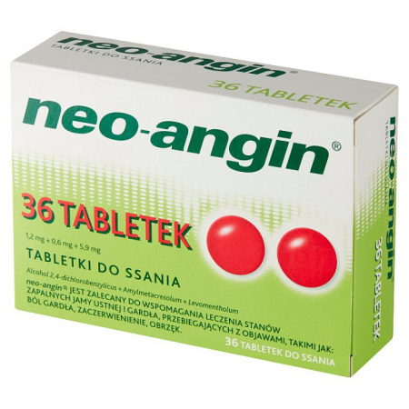 Neo-angin 36 tabletek do ssania