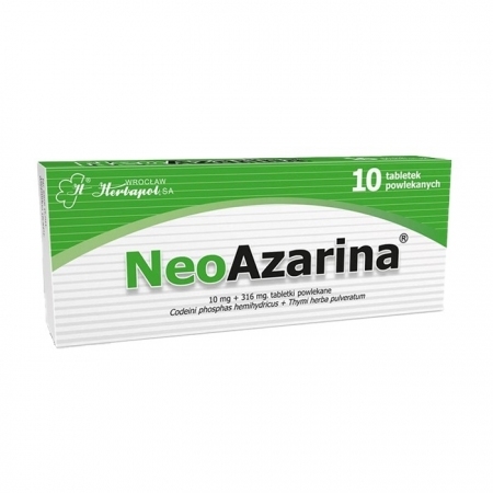 Neoazarina 10 tabletek powlekanych