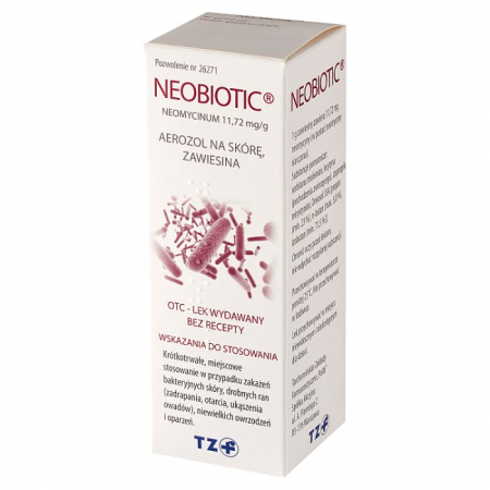 Neobiotic aerozol na skórę 16g