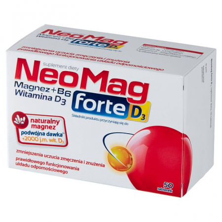 NeoMag forte D3 50 tabletek