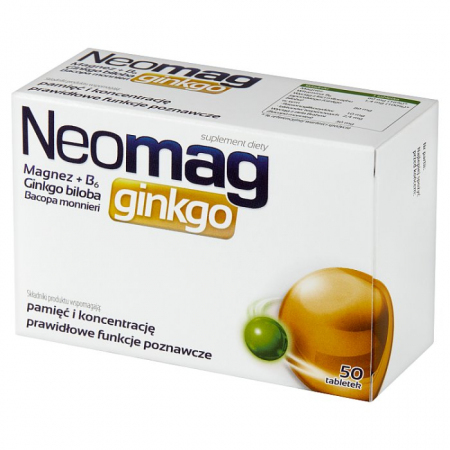 NeoMag Ginkgo 50 tabletek