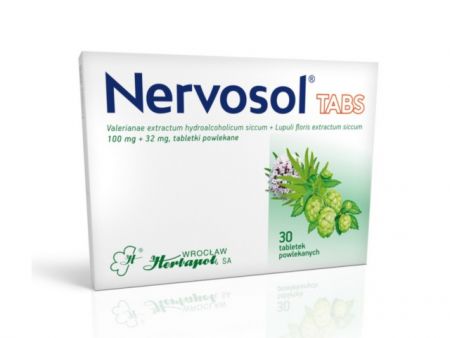 Nervosol TABS. 30 tabletek powlekanych