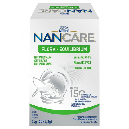 Nestle NanCare Flora Equilibrium błonnik dla niemowląt i dzieci saszetki, 20 szt.