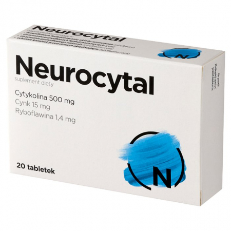 Neurocytal 20 tabletek