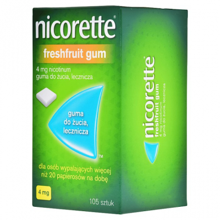 Nicorette FreshFruit Gum 4 mg 105 szt.