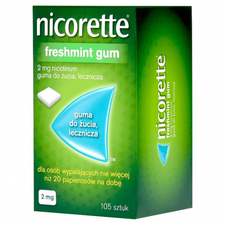 Nicorette Freshmint Gum 2 mg 105 szt.