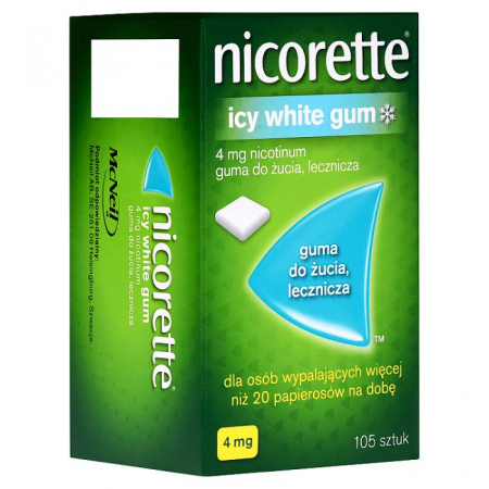 Nicorette Icy White 4 mg 105 szt.
