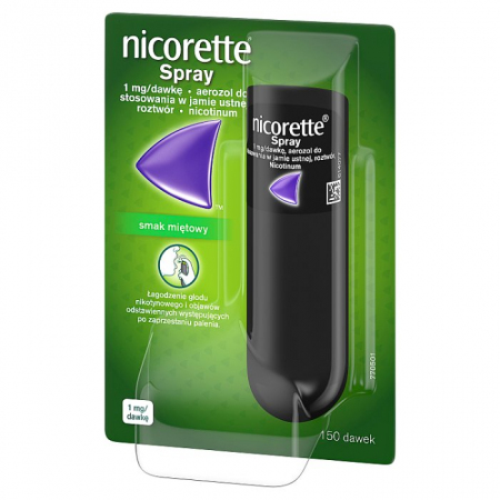 Nicorette Spray 1mg/dawkę (smak miętowy) 150 dawek