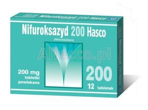 Nifuroksazyd 200 mg 12 tabl.