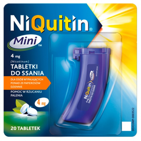Niquitin Mini 4 mg 20 tabletek do ssania