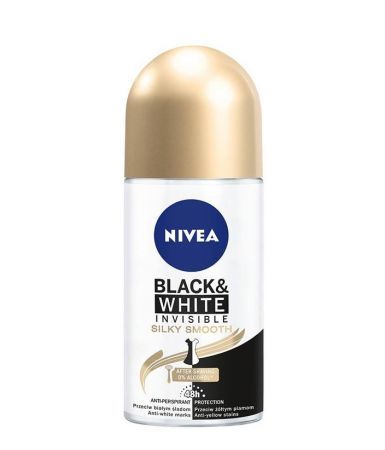 NIVEA BLACK & WHITE INVISIBLE SILKY SMOOTH ANTYPERSPIRANT ROLL-ON 50 ml