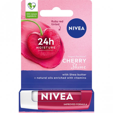 NIVEA Cherry Shine Pomadka ochronna 5,5 ml