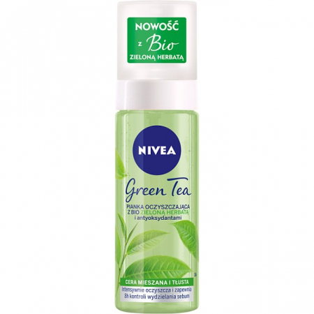 NIVEA Green Tea Pianka oczyszczająca do twarzy 150 ml