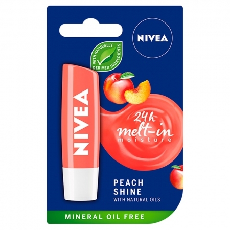 NIVEA Lip Care Pomadka ochronna PEACH SHINE 4.8 g