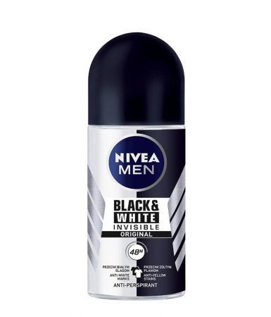 NIVEA MEN BLACK & WHITE INVISIBLE ORIGINAL ANTYPERSPIRANT ROLL ON 50 ml