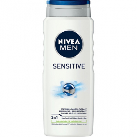 NIVEA Men Sensitive ŻEL POD PRYSZNIC 500 ml