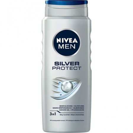 NIVEA Men Silver PROTECT ŻEL POD PRYSZNIC 500 ml