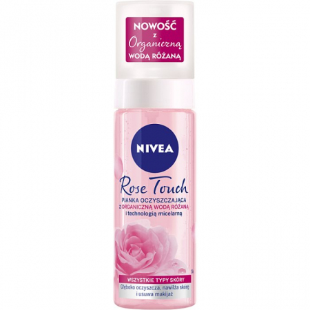 NIVEA Rose Touch Pianka oczyszczająca do twarzy 150 ml