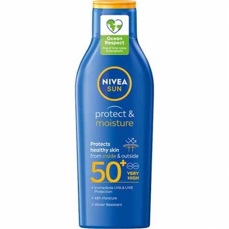 NIVEA SUN Protect & Moisture Balsam do opalania SPF50+ 200 ml