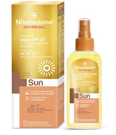 NIVELAZIONE Skin Therapy Sun Ochronny olejek SPF 20 z przyspieszaczem opalania 150 ml