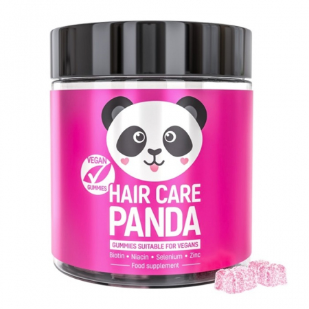 Noble Health Hair Care Panda wegańskie żelki na włosy, 300g