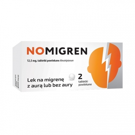 Nomigren 12,5 mg tabletki powlekane, 2 szt.