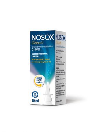 Nosox Classic 0,05% aerozol do nosa 10ml
