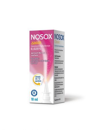 Nosox Junior 0,025% aerozol do nosa 10ml