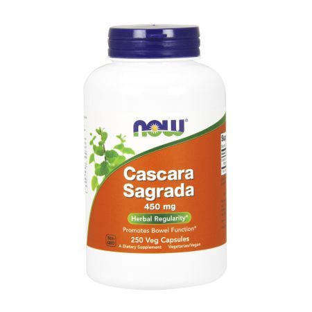 NOW Cascara Sagrada 450 mg 250 kapsułek