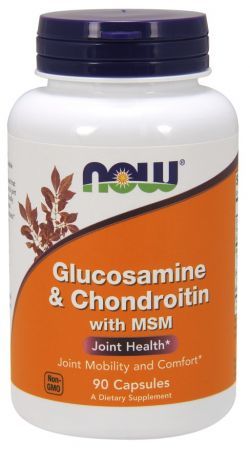 NOW Glucosamine & Chondroitin MSM 90 kapsułek