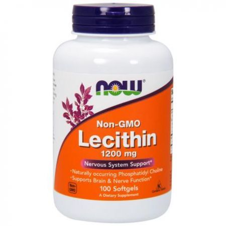 NOW Lecithin 1200 mg 400 kapsułek