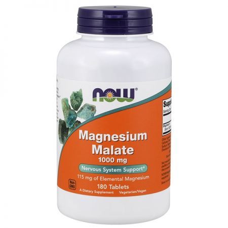 NOW Magnesium Malate 1000 mg 180 tabletek