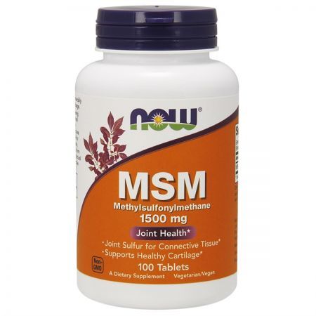 NOW MSM 1500 mg 100 tabletek