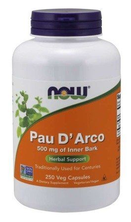 NOW Pau D'Arco 500 mg 250 kapsułek